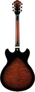 Ibanez AS93QMSP-DBS AS Series Quilted Maple Semi-Hollow Electric Guitar in Dark Brown Sunburst - AS93QMSP_DBS_5B_01_C.jpg