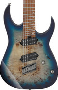 Ibanez RGMS7PB-CBS RG Standard Series Multi-Scale 7-String Electric Guitar in Cosmic Blue Star Burst - RGMS7PB_CBS_1P_01_F.jpg