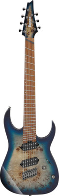 Ibanez RGMS7PB-CBS RG Standard Series Multi-Scale 7-String Electric Guitar in Cosmic Blue Star Burst - RGMS7PB_CBS_1P_01_A.jpg