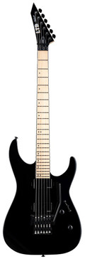 ESP LTD M-1000 Electric Guitar in Maple Black Gloss - M-1000 MAPLE_BLK_FRONTW.jpg