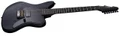 ESP LTD Alex Wade AW-XJ7 7-String Baritone Evertune Electric Guitar in Black Open Grain Satin - AW-XJ7 BARITONE EVERTUNE_OGBLKS_ANGLED1.jpg