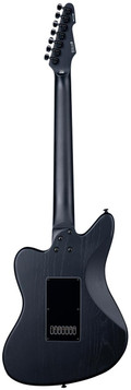 ESP LTD Alex Wade AW-XJ7 7-String Baritone Evertune Electric Guitar in Black Open Grain Satin - AW-XJ7 BARITONE EVERTUNE_OGBLKS_BACK1.jpg