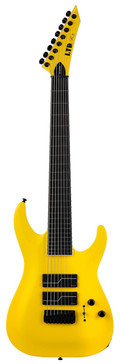 ESP LTD Stephen Carpenter SC-608 8-String Electric Guitar in Baritone Yellow - SC-608 BARITONE_YEL_FRONTW.jpg