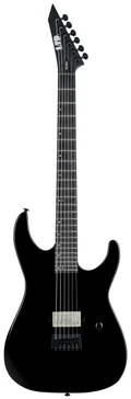 ESP LTD M-201 HT Electric Guitar in Black Gloss - M-201HT BARITONE_BLK_FRONT1.jpg