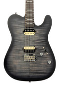Sire Larry Carlton T7 FM New Gen Electric Guitar in Transparent Black Rosewood Board - T7FMBK-2-edit (1).jpg