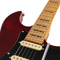Sire Larry Carlton S7 FM New Gen Electric Guitar in See Through Red Satin Maple Neck - S7FMSTR-2 (5).jpg