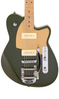 Reverend Charger 290 Bigsby Electric Guitar in Army Green - CH290-ARGN .jpg