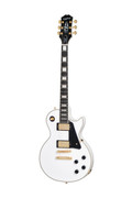 Epiphone Inspired by Gibson Les Paul Custom Electric Guitar in Alpine White - EIGLPCAWGH1_front-800x1200-788f12b.jpg