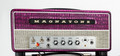 Magnatone Billy Gibbons Signature Baby M-80 Guitar Valve Amp Head in Chrome Grape - Baby-M80-Head-Cab-Combo-Dealer-Angled.jpg
