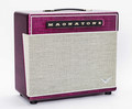 Magnatone Billy Gibbons Signature Super Fifteen 1 X 12 Extension Cabinet in Chrome Grape - Super-15-Ext-Cabinet-Dealers-Front-Left_compressed.jpg