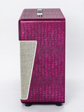 Magnatone Billy Gibbons Signature Super Fifteen 1 X 12 Extension Cabinet in Chrome Grape - Super-15-Ext-Cabinet-Dealers-Side.jpg