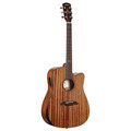 Alvarez Artist Elite AED66CE Dreadnought Acoustic Guitar in Natural with Armrest - AED66ce-Armrest_Left.jpg