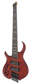 Sire M6 Left Handed Headless 5-String Bass Guitar in Mahogany Satin - SIRELHM6SA5MAS.jpg