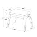 HIDRAU stool in harmonious mustard for Casio PX-S7000 - PROMOHIDBG50VIN-HM (4).jpg