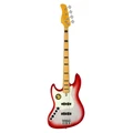 Sire Marcus Miller Left Handed V7 4-String Bass Guitar 2nd Gen in Redburst Sparkle - V2UDLHV7A4REDBSP-Front.jpg