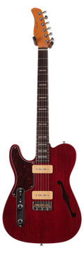 Sire Larry Carlton T7TM Left Handed Electric Guitar in See Through Red - T7TMLHSTR-lefthanded (2).jpg