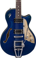 Duesenberg Starplayer TV Semi-Hollow Electric Guitar in Blue Sparkle - berg-front-hero.jpg