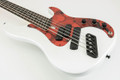 Dingwall SP-1 5-String Bass Guitar in Ducatti White, Rosewood Fretboard - SP1 Matte Ducati Pearl White w-Pablo PG 5-String (Shot 2-3).jpg
