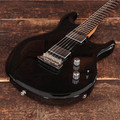 Music Man Luke 4 HH Electric Guitar, Black Sparkle - h05825 (8).JPG