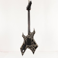 BC Rich Warlock Legacy Floyd Rose Guitar in Black Crackle - WARLEGACYNFGBC (4).jpg
