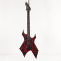 BC Rich Warlock Legacy with Kahler Trem Electric Guitar in Red Crackle - WARLEGACYNKRC (6).jpg