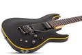 Schecter Demon 6 FR S Electric Guitar in Aged Black Satin with Floyd Rose - DEMON FR-S AGED BLACK SATIN  3669 MF TILT copy.jpg