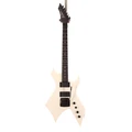 BC Rich Warlock Legacy with Kahler Trem Electric Guitar in Glitter Rock White  - WARLEGACYNKGR (3).jpg