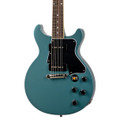 Epiphone Inspired by Gibson Custom 1960 Les Paul Special Double Cut Reissue Electric Guitar in Pelham Blue - ECLSROPENH1_front cropped.jpg