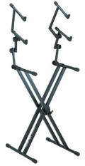 QUIKLOK QL623 Heavy duty, double-brace, 3 Tier X Stand - QL623-Quiklok_3-Tier_X-Stand.jpg