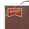 Benson Nathan Junior Reverb 5w 1x10 Valve Amp Combo in White with Oxblood Grille - IMGL8956.jpg