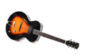 Sigma ATA 100E Semi-Hollow Electric Guitar in Vintage Sunburst - ATA-100E Laying.jpg