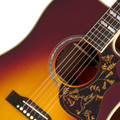 Epiphone Inspired By Gibson Custom 1960 Hummingbird Deluxe EC In Autumn Burst - ECHBDECABGH1_7_SoundHole.jpg