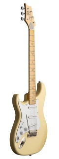 PRS John Mayer Left Handed SE Silver Sky in Moon White, Maple Neck - SE Silver Sky Lefty Maple Moon White_3quarters.jpg
