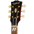Epiphone Inspired By Gibson Custom 1960 Hummingbird Reissue In Heritage Cherry Sunburst, Left Handed - ECHBR0HSGH1L_3_Headstock.jpg