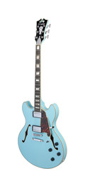 D'Angelico Premier DC Semi-Hollow Electric Guitar in Sky Blue - DAPDCSKBCS-FA.jpg