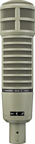 Electro Voice RE20 Dynamic Cardioid Microphone w/ Variable-D - 440913-RE20_Classic_Front.jpg