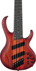 Ibanez BTB866MS-BRF BTB Series 6-String Bass Guitar in Brown Topaz Burst Flat, Multiscale Fretboard - BTB866MS_BRF_1P_01_F.jpg