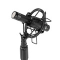 Warm Audio WA-84 Small Diaphragm Condenser Microphone in Black - 319529-WA-84-Single-Black-Shockmount-72-DPI.jpg