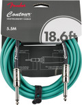 Fender Contour 18.5' Cable in Sherwood Green - 0990571846_fen_acc_frt_1_nr.jpg
