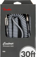 Fender Contour 30' Coiled Cable in Inca Silver - 0990573024_fen_acc_frt_1_nr.jpg