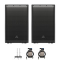 Behringer DR115DSP Active 15" PA Speaker Bundle With Cables & Stands - _BUN-DR115DSP.jpg