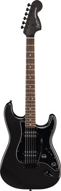 Squier FSR Affinity Stratocaster HH in Metallic Black w Matching