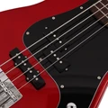 EastCoast PJ4 Electric Bass Guitar in Candy Apple Red with Rosewood Fretboard - EC-PJ4-CAR (6).jpg