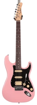 EastCoast ST2 Electric Guitar in Bubblegum Metallic Multi-FX & Modelling Bundle with Accessories - EC-GS100H-BGM  (3).jpg