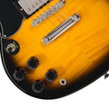 Epiphone Inspired by Gibson SG Tribute Plus Left Handed Electric Guitar in Vintage Sunburst - E1SGTPVSNH1L-Knobs.jpg