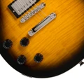 Epiphone Inspired by Gibson Les Paul Tribute Plus Left Handed Electric Guitar in Vintage Sunburst - E1LPTPVSNH1L-Knobs.jpg