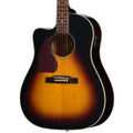 Epiphone J-45 Studio EC Left Handed Electro Acoustic Guitar in Vintage Sunburst - EAS4CVSNH1L_2_cropped.jpg