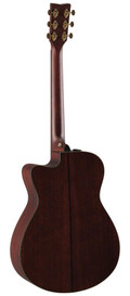 Yamaha TAS3 C TransAcoustic Electro Acoustic Guitar in Sand Burst - GTAS3CSDB-Back-Angle.jpg
