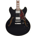 D’Angelico Premier DC Semi-Hollow Electric Guitar in Solid Black - DAPDCSBKNS-Body.jpg