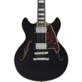 D’Angelico Premier Mini DC Semi-Hollow Electric Guitar in Solid Black - DAPMDCSBKNS-Body.jpg